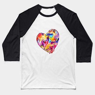 Spring Hearts Baseball T-Shirt